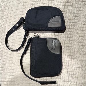 Two Overland Equipment wallet and small bag. Good used condition.